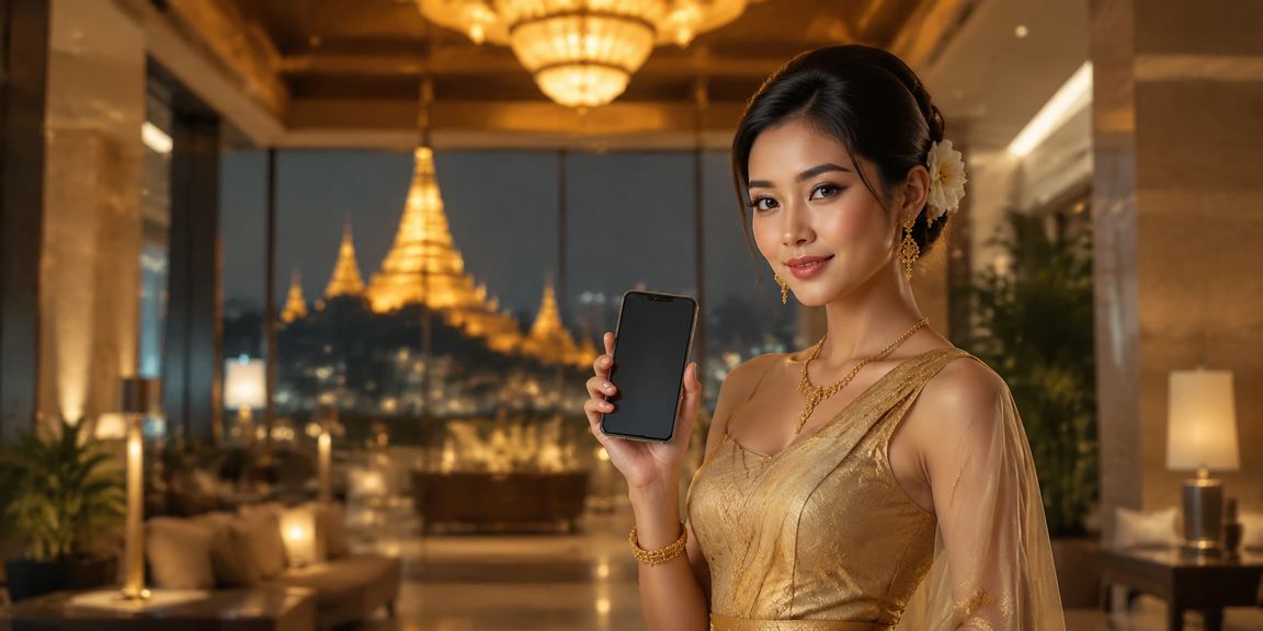 နေပြည်တော်တွင် မိုဘိုင်း ကာစီနို အသုံးပြုနေသော ပုံ